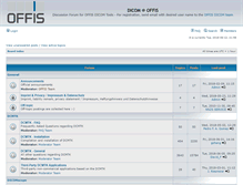 Tablet Screenshot of forum.dcmtk.org